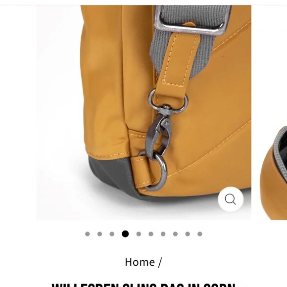 WILLESDEN SLING BAG IN CORN - Picture 4 of 5